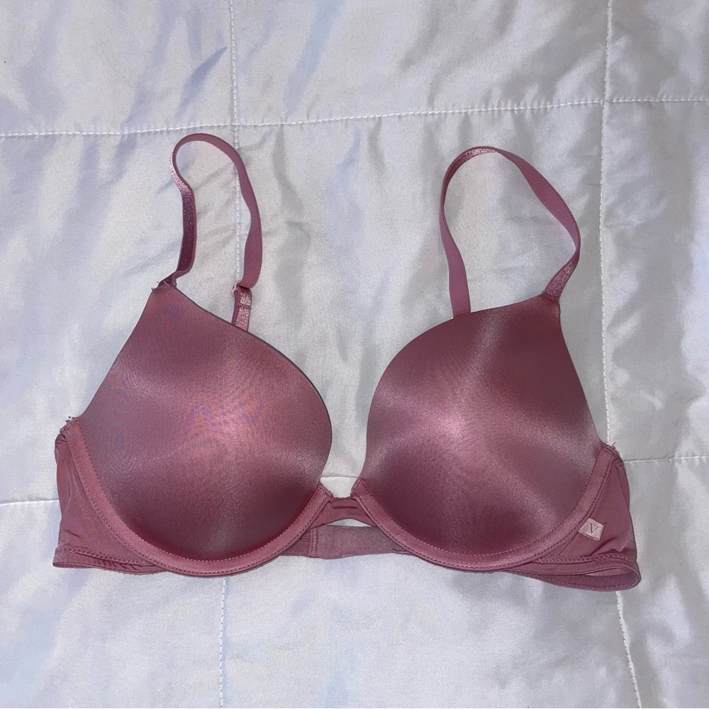 Victoria’s Secret Push Up Mauve Pink Bra